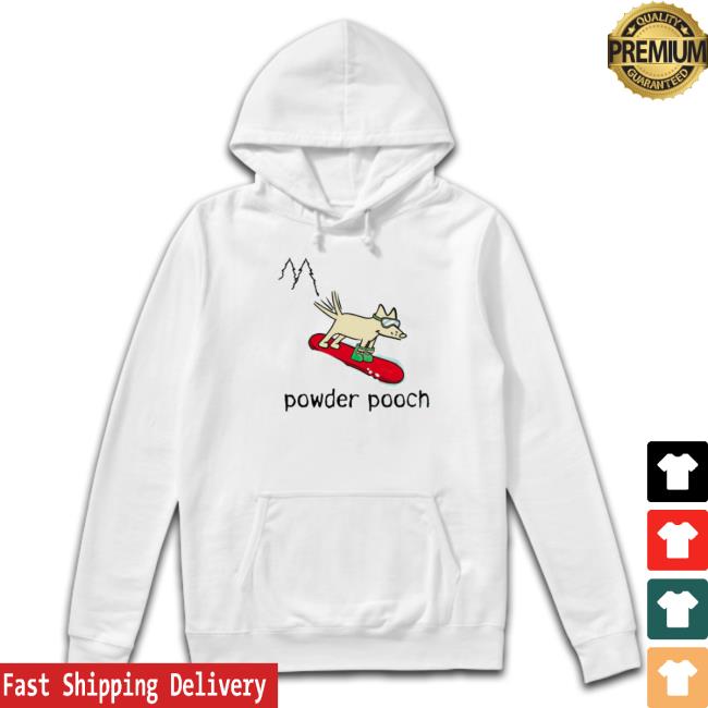 Powder Pooch Dog Crewneck Sweatshirt