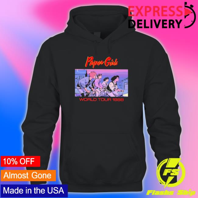 Official Paper Girls World Tour 1988 Shirts