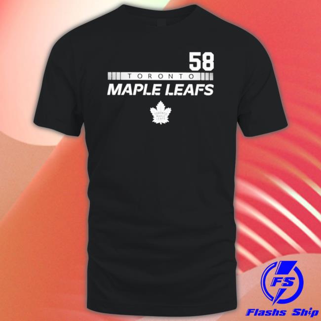 Official Auston Wearing 58 Toronto Maple Leafs Crewneck Sweatshirt