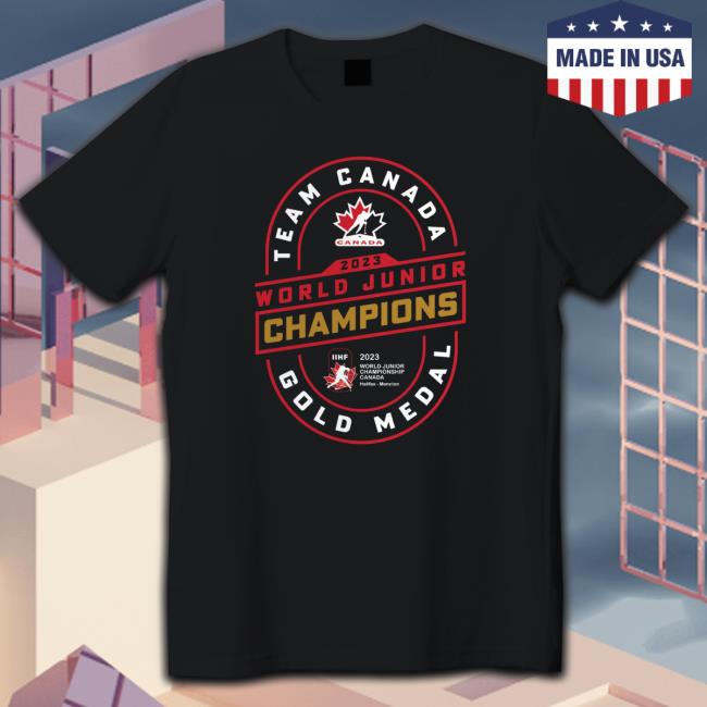 Hockey Canada Fanatics Branded 2023 Iihf World Junior Ice Hockey Gold Medal Champions Long Sleeve Shirt Hockey Canada Fanatics Branded 2023 Iihf World Junior Ice Hockey Gold Medal Champions Long Sleeve Shirt