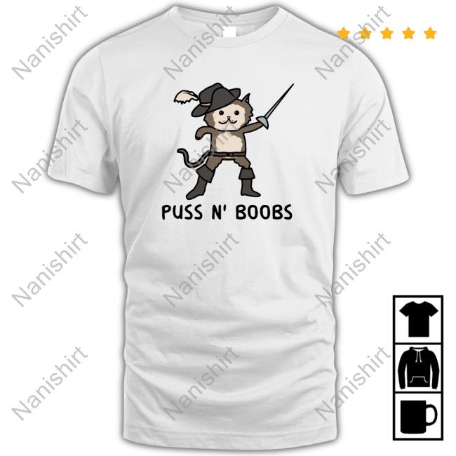 Puss N' Boobs Edition Limited White T-Shirt