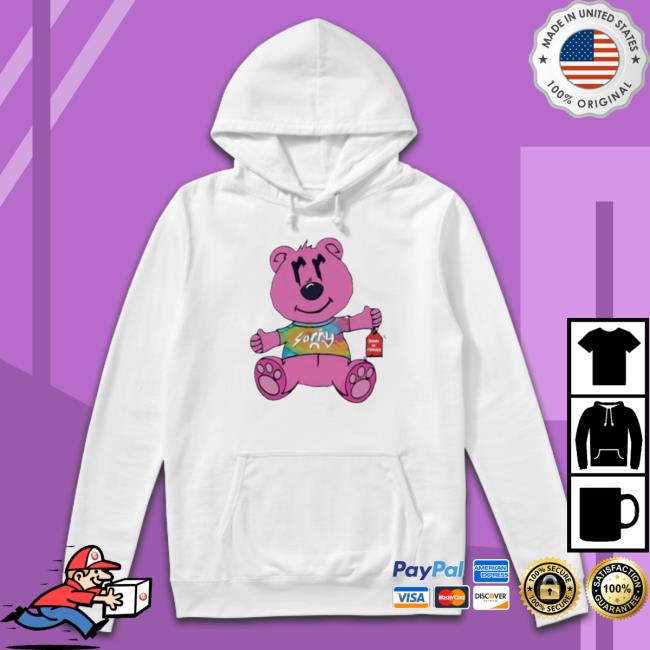 Joey Burrow Sorry Pink Bear Tee Shirt