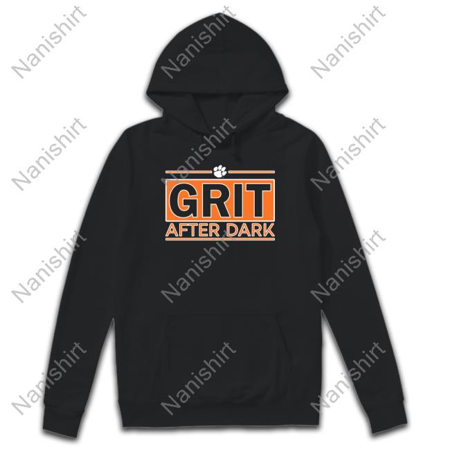 Official Clemson Athletics Grit After Dark T Shirt Clemson Basketball