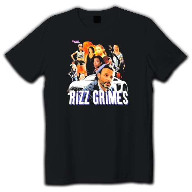 Official Rizz Grimes Hoodie Unreal Threads Merch Ricksprickk Hoodies