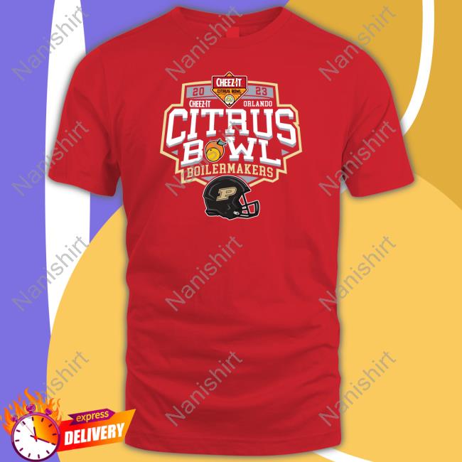 Cheez-It Orlando Citrus Bowl Purdue Boilermakers 2023 Shirts Boilers Purdue 2023