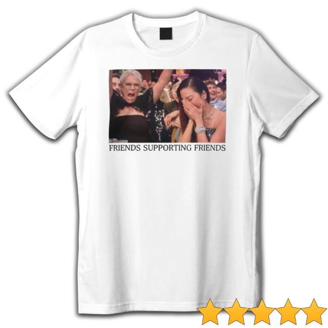 Jamie Lee Curtis Wearing Friends Supporting Friends Michelle Yeoh Long Sleeve Shirt