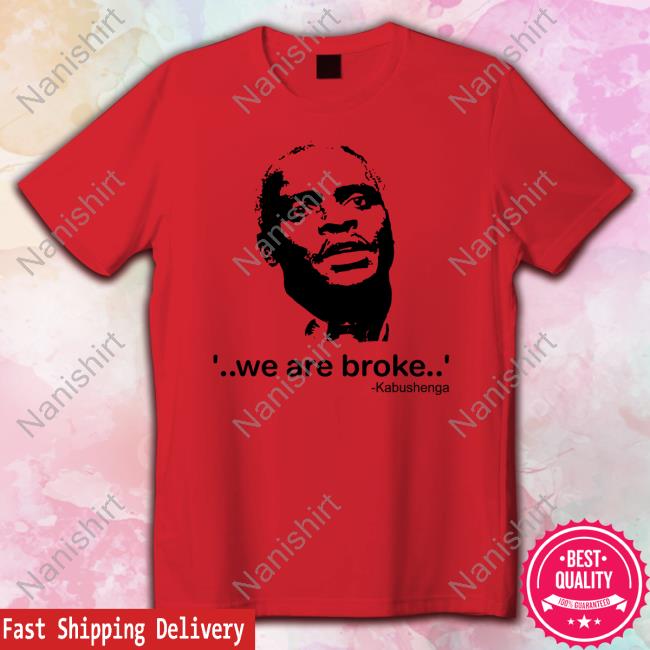 We Are Broke Kabushenga Long Sleeved T Shirt Canary Mugume