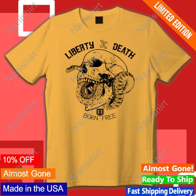 Official Bunker Branding Liberty Or Death 2.0 T Shirt