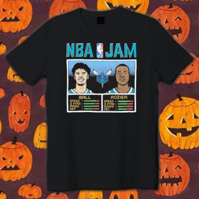 Nba Jam Hornets Ball And Rozier T-Shirt