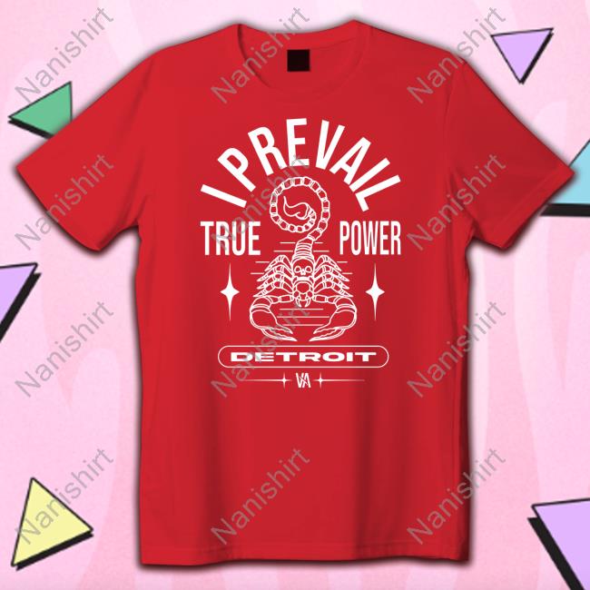 True Power Scorpion Shirt I Prevail Merch Long Sleeve Tee Shirt