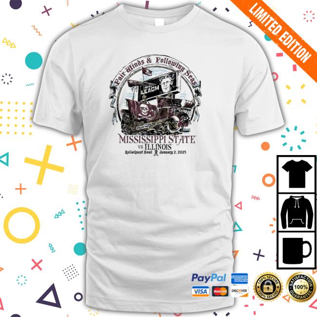 Official Mississippi State University ReliaQuest Bowl Game 2023 Tee Shirts