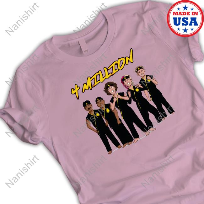 Official Baylen Levine Merch 4 Million Subscribers White Shirt
