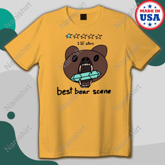 1.16 Stars Best Bear Scene Tee Shirt