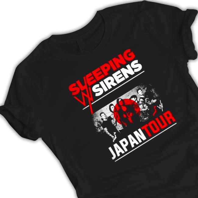 Cut The Mustard Japan Tour Sleeping With Sirens Shirts
