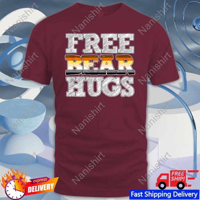 Official Pride Flag Free Bear Hugs T-Shirt
