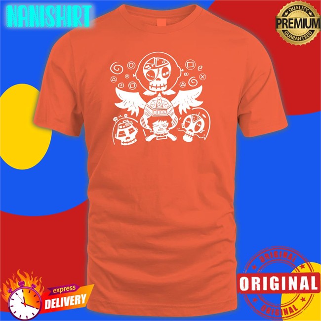Theyetee Shop Gitaroo Man Born To Be Bone Long Sleeve Tee Shirt By Dakota Nein Wario64 Gitaroo Man Born To Be Bone Shirt