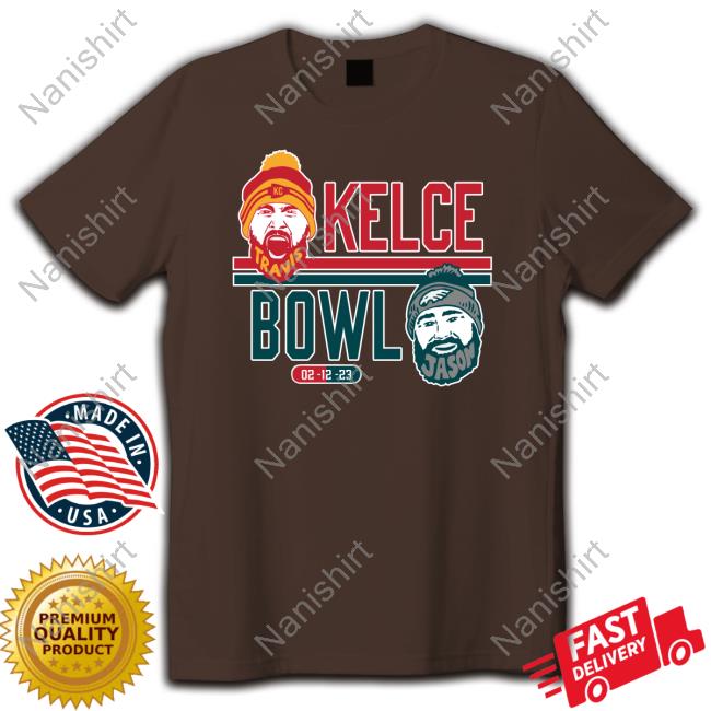Jason Kelce Travis Kelce Super Bowl 02-12-23 Long Sleeve T Shirt