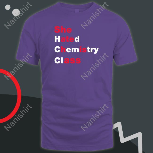 Blizzy She Hated Chemistry Class T Shirt Blizzy Mcguire Official She Hated Chemistry Class Tee Shirt