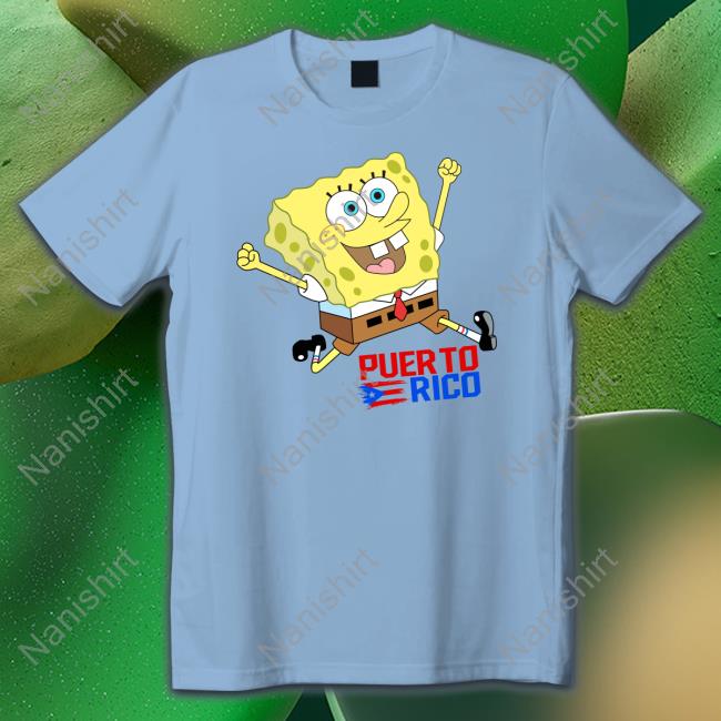 Spongebob Puerto Rico T Shirt Spongebob Puerto Rico Shirt
