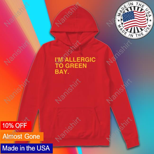 Official Obvious Shirts Shop I'm Allergic To Green Bay Minnesota Cap Mike Dubs Radio