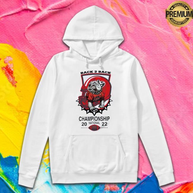 Georgia Bulldogs National Champions Back To Back 2022 Long Sleeve Shirt Georgia Bulldogs National Champions Back To Back 2022 Sweaters
