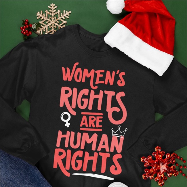 Feminist Women's Rights Are Human Rights T Shirt Feminist Women's Rights Are Human Rights Sweatshirt Aunt Crabby Calls Bullshit