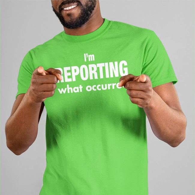Craig Mauger I’M Reporting What Occurred T-Shirt Craig DMauger