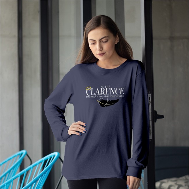 Stands Shop Rachel Miner Be The Clarence You Wan To See In The World Shirt Navy