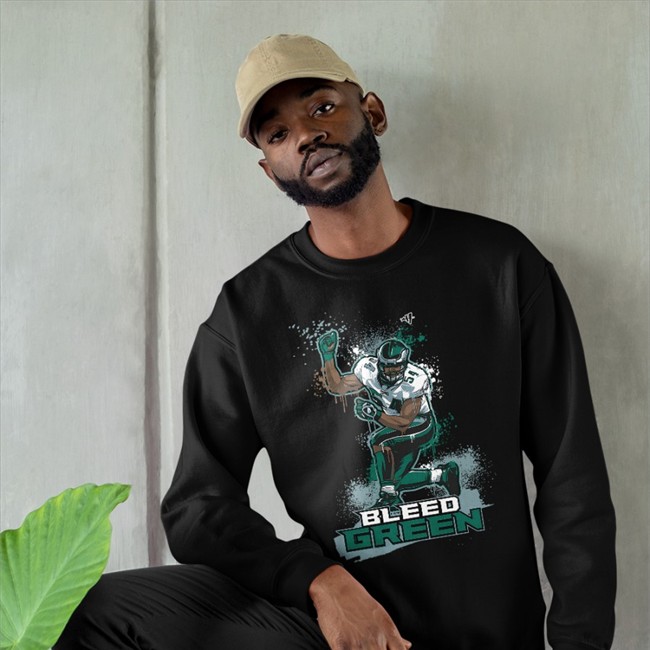 Art History 101 Merch Nick Sirianni Bleed Green Jeremiah Trotter Sweatshirts Shamus Art History 101 Merch Bleed Green Jeremiah Trotter T Shirt Nick Sirianni Shamus