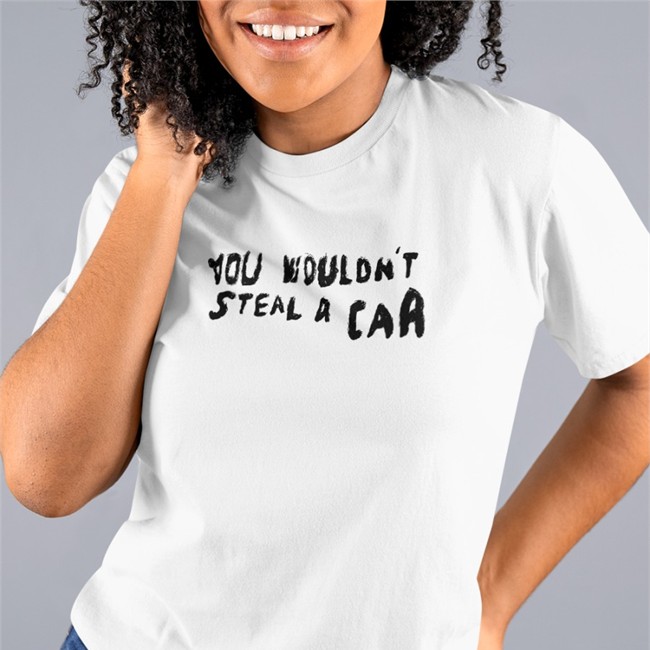 You Wouldn't Steal A Car Shirt Adam Clarkson You Wouldn't Steal A Car T Shirt White Adam Clarkson Adclarko