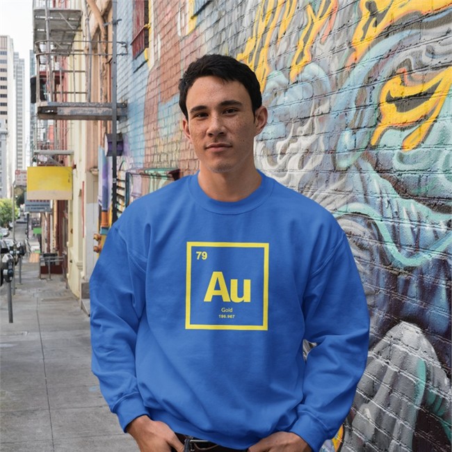 Dr Michelle Au Periodic Table Of Elements 79 Au Gold 196.967 Tee Dr Michelle Au Periodic Table Of Elements 79 Au Gold 196.967 Sweatshirts