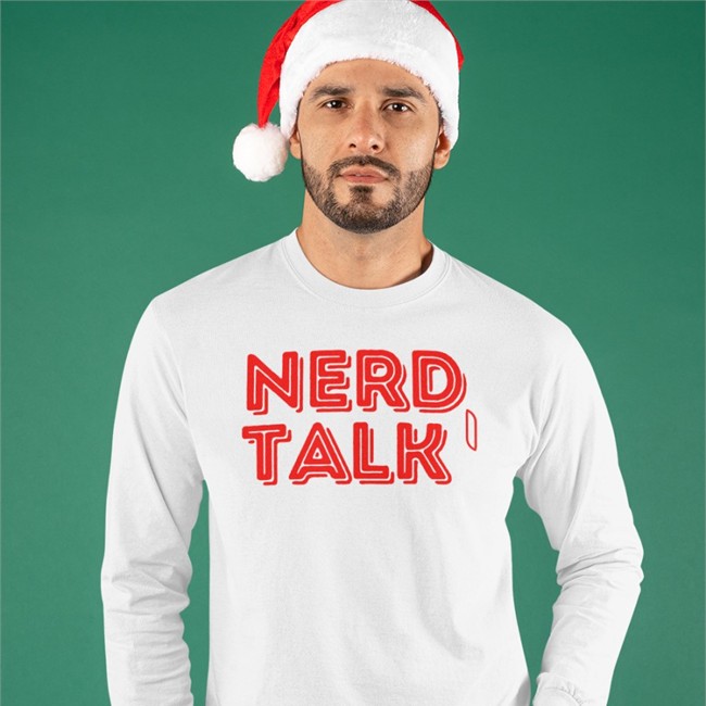 Nerd Talk Shirt White Nerd Talk Hoodie