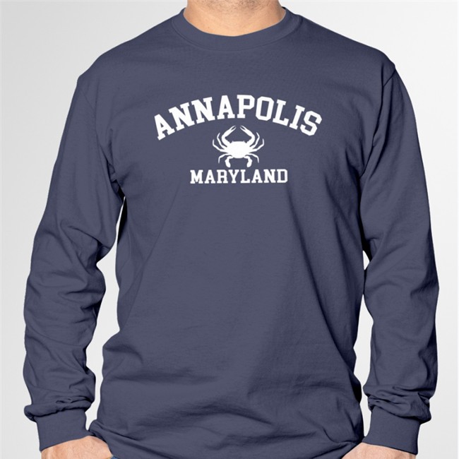 Annapolis Maryland Shirt Navy Annapolis Maryland T Shirt
