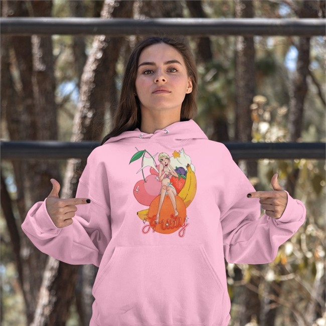 Chloe Moriondo Fruity Hooded Sweatshirt Chloe Moriondo Merch
