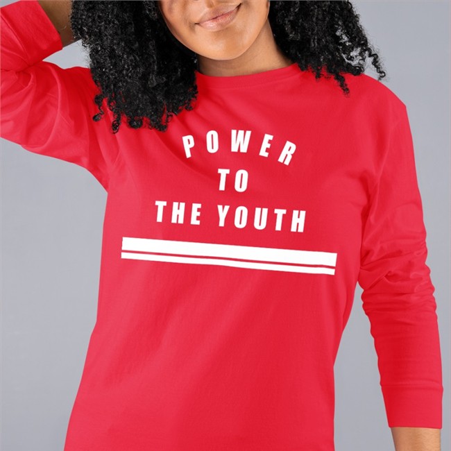 Diana Paul Chando Power To The Youth Hoodie Dianachando Power To The Youth Long Sleeve T Shirt