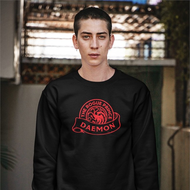 The Rorue Prince Daemon Long Sleeve House Of The Dragon Fire & Blood History Of Westeros Podcast The Rorue Prince Daemon Shirts