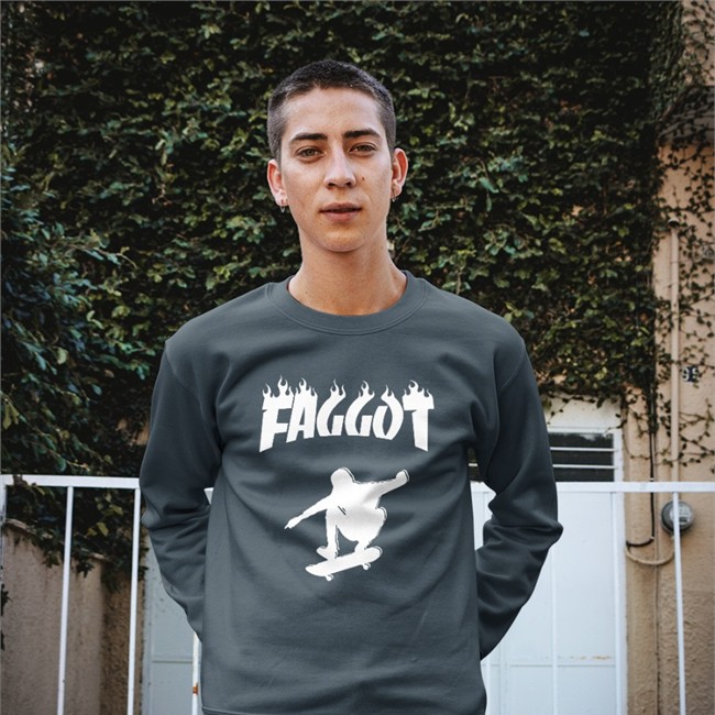 Existaint Shirt Bimbo Merch Faggot Sk8r Tee Shirt Shirt Bimbo Merch Faggot Sk8r Tees Existaint