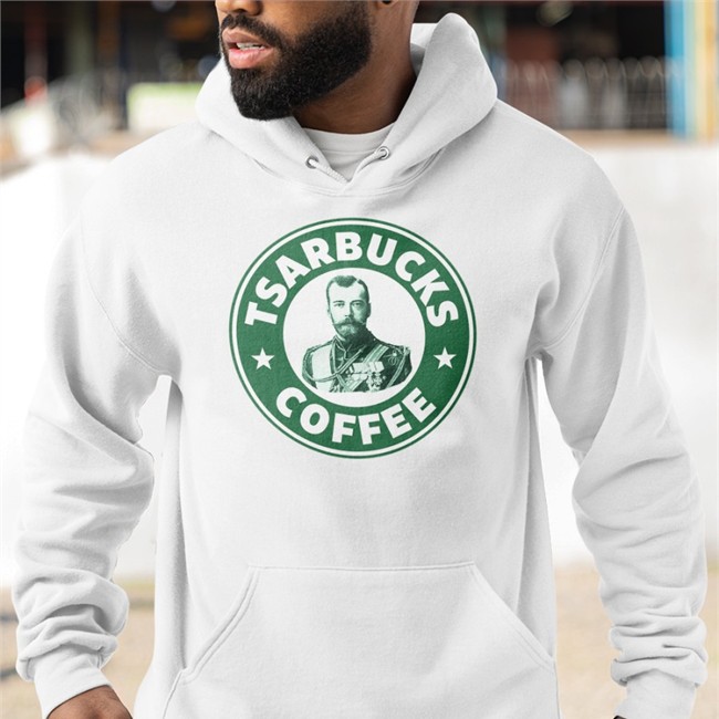 Tsarbucks Coffee T Shirt White