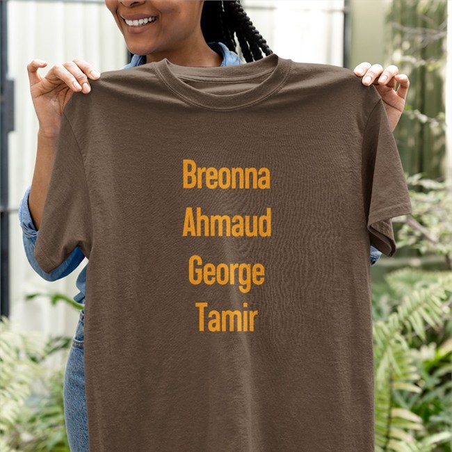 Stevie Joe Payne Breonna Ahmaud George Tamir V Neck T Shirt