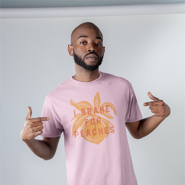 I Brake For Peaches Bs General Store Bitter Southerner Bs General Store I Brake For Peaches Shirts Bitter Southerner