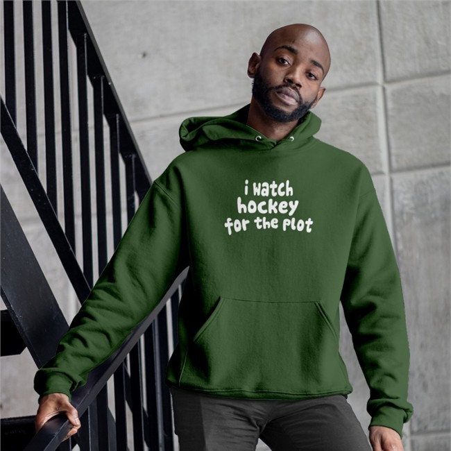 Hockey Enjoyer Store I Watch Hockey For The Plot Tee
