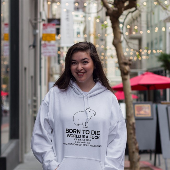 Born To Die Capybara Shirts Tofu Pixel