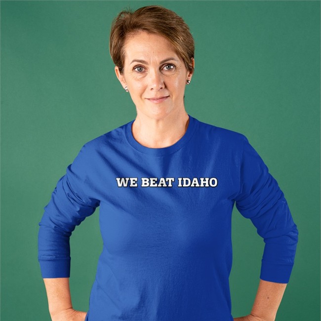We Beat Idaho Tee Shirt No Context College Football