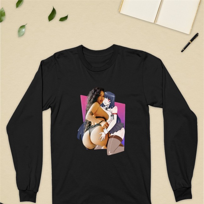Yumeko X Ashley Black Shirts Ashley Vee Merch Yumeko X Ashley T Shirt