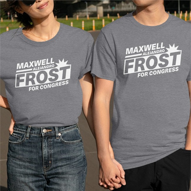 Maxwell Alejandro Frost For Congress Tee