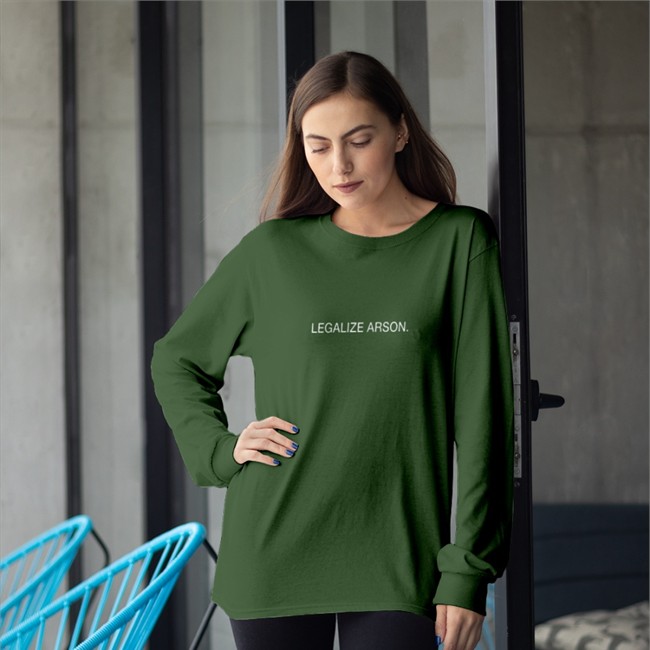 Shirts That Go Hard Legalize Arson V Neck T Shirt Legalize Arson Shirt