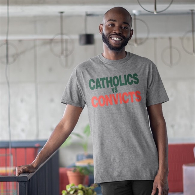Super 70s Sports Merch Catholics Vs Convicts Shirt Catholics Vs Convicts T Shirt