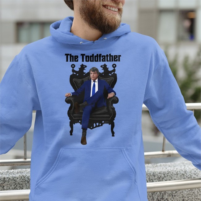 The Todfather Tee Shopcfc365 Todd Boehly The Todfather Hooded Sweatshirt ChelseaFC365
