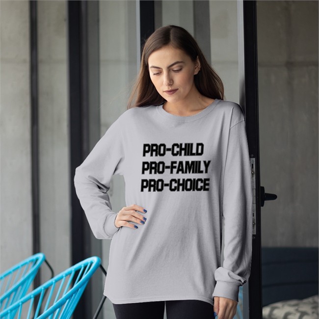 Leonard Nimoy Pro-Child Pro-Family Pro-Choice Sweatshirt White Pro-Child Pro-Family Pro-Choice Tee Shirt