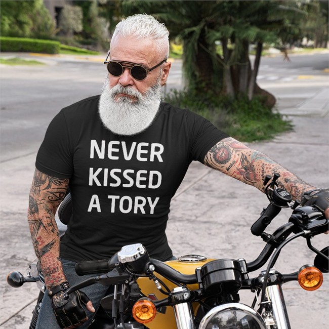 Never Kissed A Tory T-Shirt Lucy Powell MP Never Kissed A Tory Long Sleeve Manchester Pride